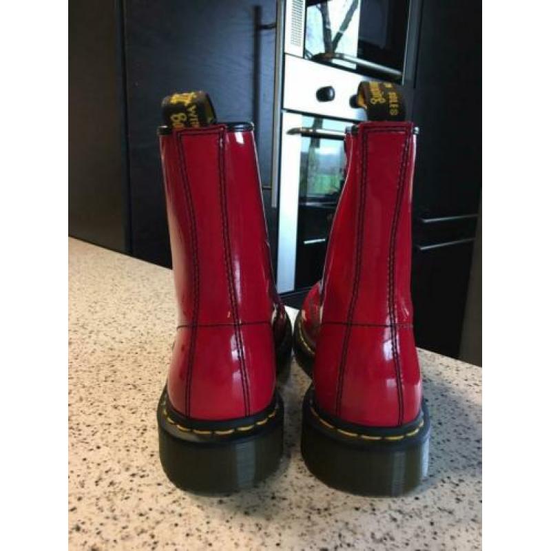 Dr. Martens 1460W Patent Lamper Red - maat 39