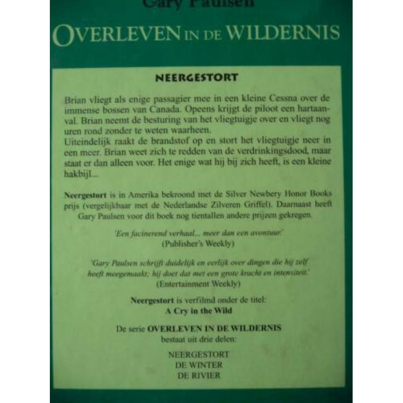 Serie "Overleven in de wildernis"-Gary Paulsen