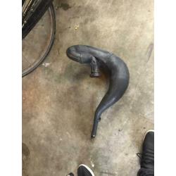 yz250 uitlaatbocht + demper / yz 250 / uitlaat