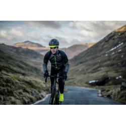 Fietsjack Rogelli Trani 4.0 zwart/fluor race pasvorm