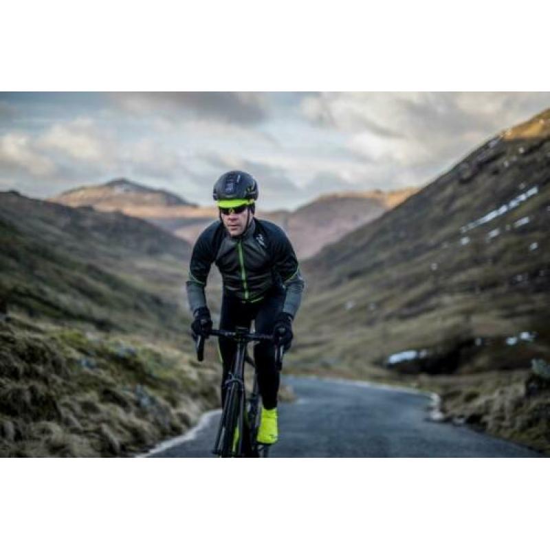 Fietsjack Rogelli Trani 4.0 zwart/fluor race pasvorm