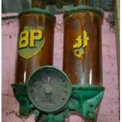 satam BP benzinepomp antiek BP uniek