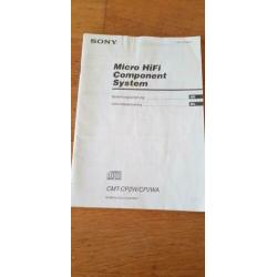 Sony micro hifi stereo HCD CP2A