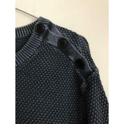 Donkerblauwe trui van Jack and Jones vintage maat L