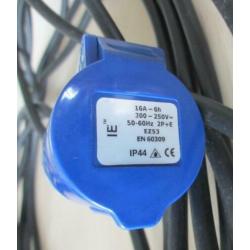 Walstroom kabel neopreen 10 meter nieuw.