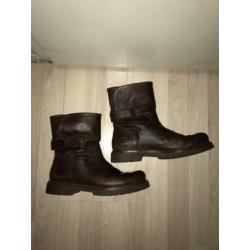 Stoere leren bruine half hoge laarsjes Panamajack!40 izgst