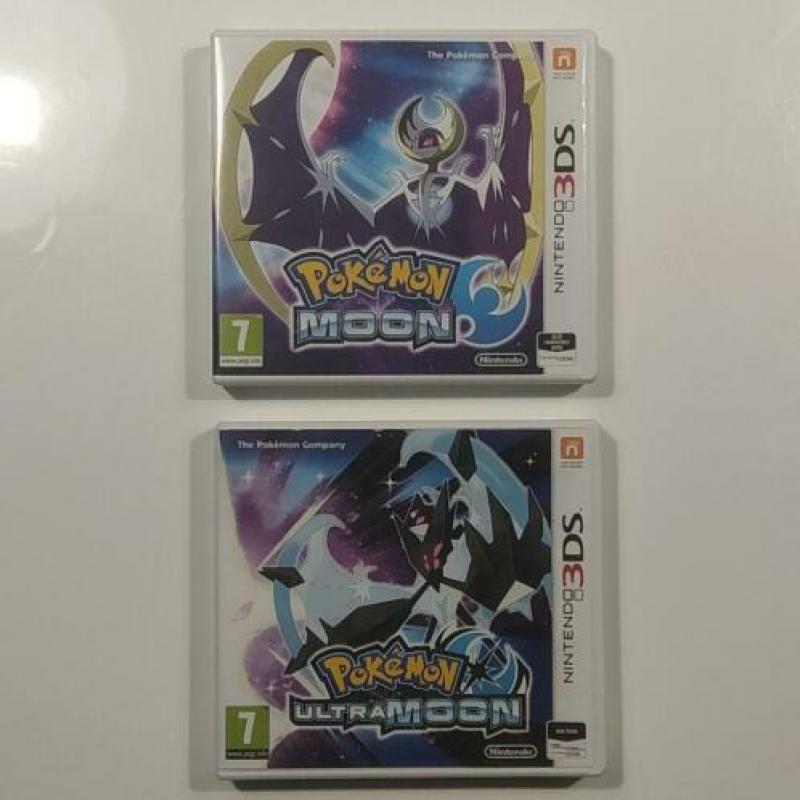 Pokémon MOON + ULTRA MOON (3DS spellen)