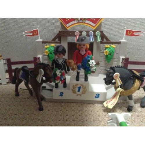 Playmobile Wedstrijd/Jumping paarden