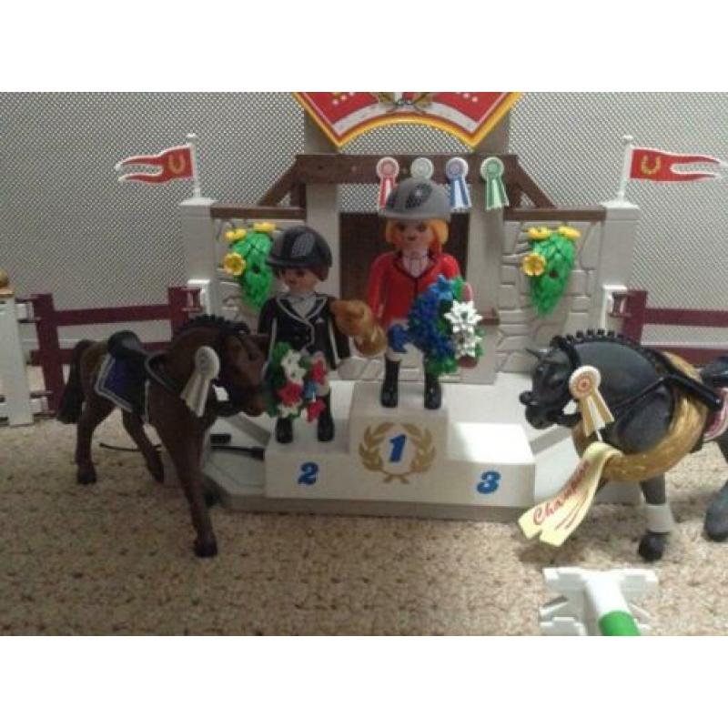 Playmobile Wedstrijd/Jumping paarden