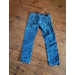 Blauwe skinny jeans van Levis, maat 38