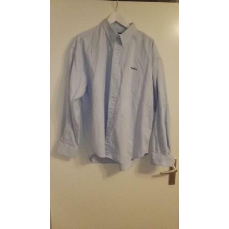 Polo Land Button-Down Roze Blauw blouse XL ZGAN Een roze bl