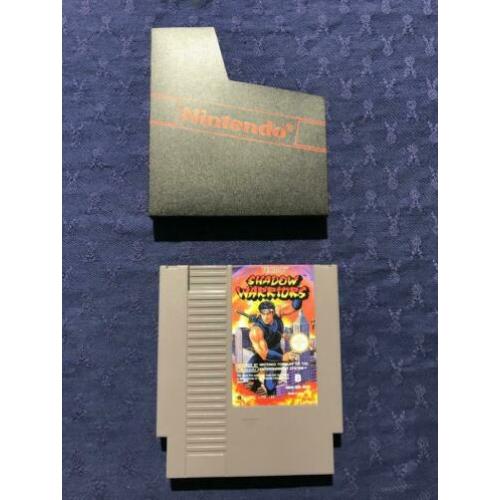 Nintendo Nes spel. Shadow Wariors + sleeve.