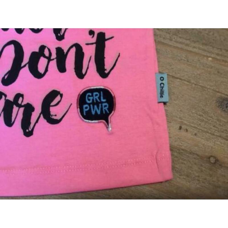 Nieuw setje O’Chillie longsleeve en broekje roze, 80 lente