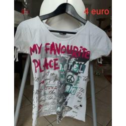 Zwangerschaps shirts diverse.