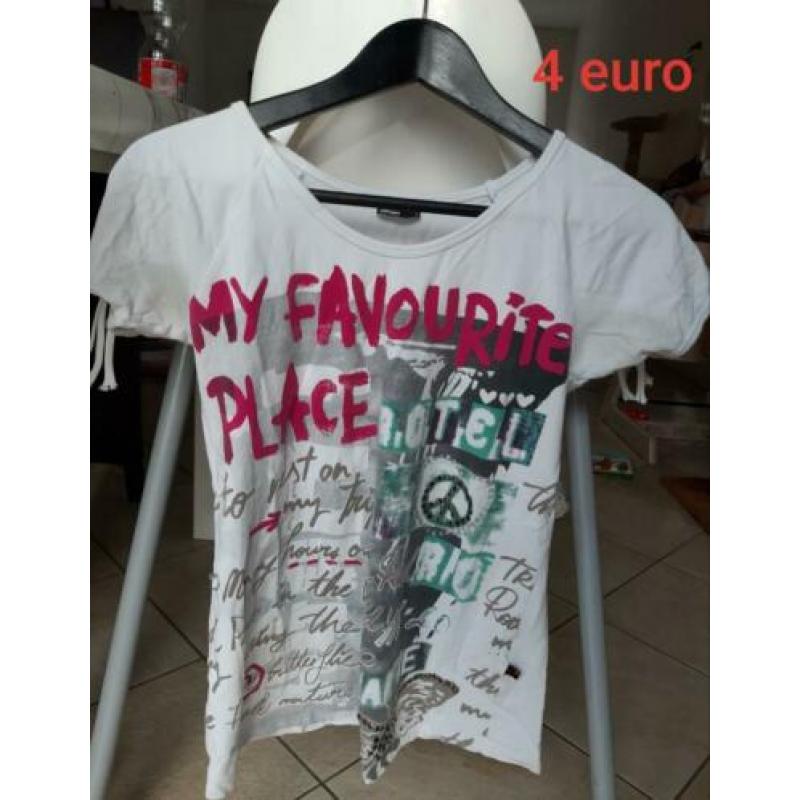 Zwangerschaps shirts diverse.