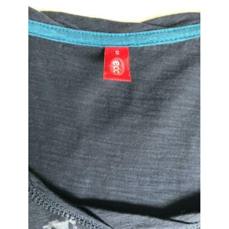 Nieuw blauw t shirt shirt topje maat 36 Esprit EDC Small