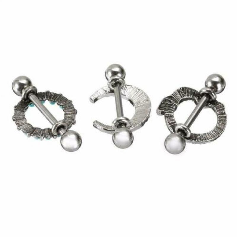 Tepel piercing tepelpiercing ring roestvrij stalen sexy