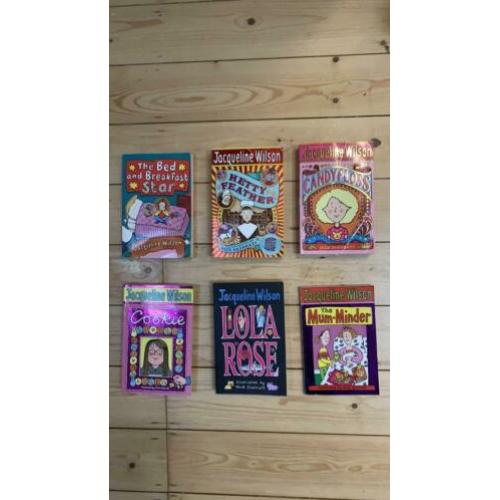 Jacqueline Wilson x 6 tiener boeken (englse versie)
