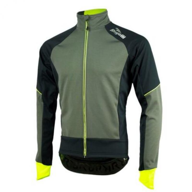 Fietsjack Rogelli Trani 4.0 zwart/fluor race pasvorm