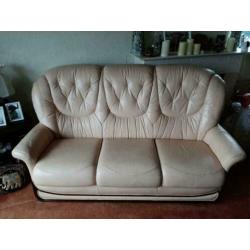 Klassieke leren moderne Chesterfield bank