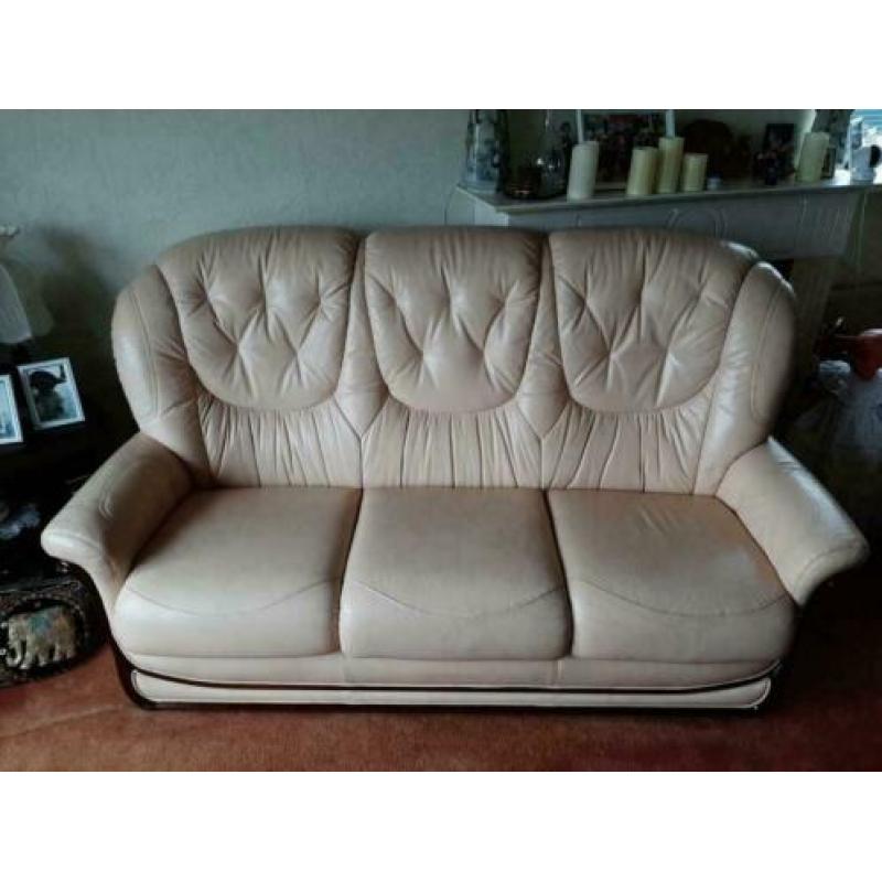 Klassieke leren moderne Chesterfield bank