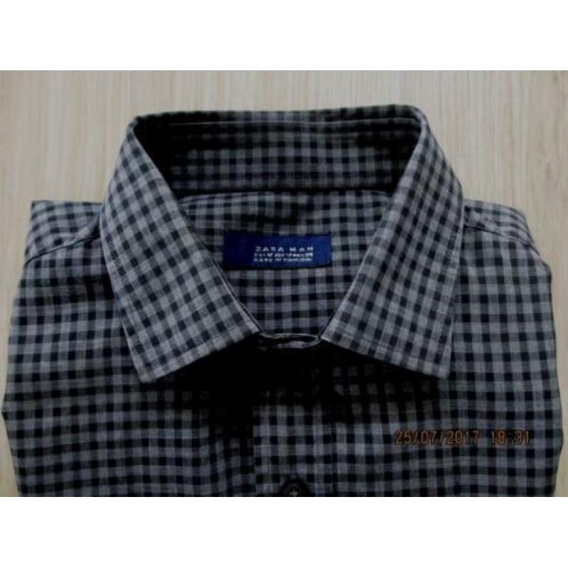 Zara overhemd z.g.a.n. maat 37 / 38 S