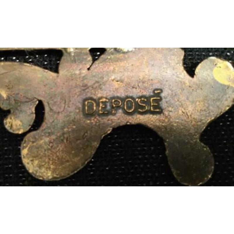 2 antieke bronzen fotolijsten