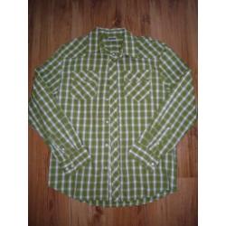 Blouse / overhemd, NIEUW, maat XL / 43-44, groen ge