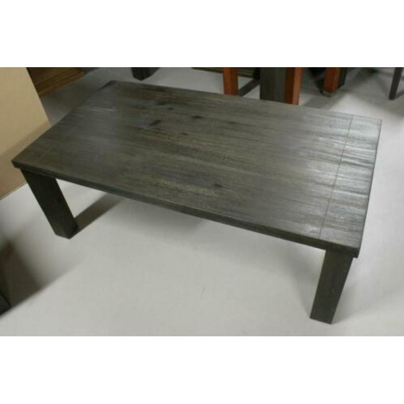 Nieuwe massief houten salontafel + bijzettafel acaciahout