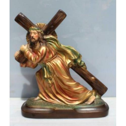 kruis dragende Christ H 40 cm G