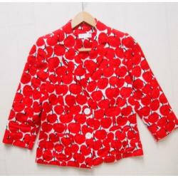 Prachtige dames blouse met appeltjes design - Maat 40