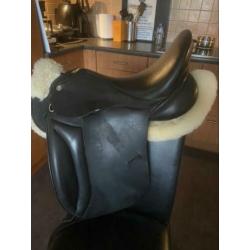 Rossner zadel te koop 17,5 inch
