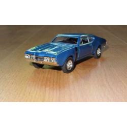 Oldsmobile 442 Welly 1968, blauw.