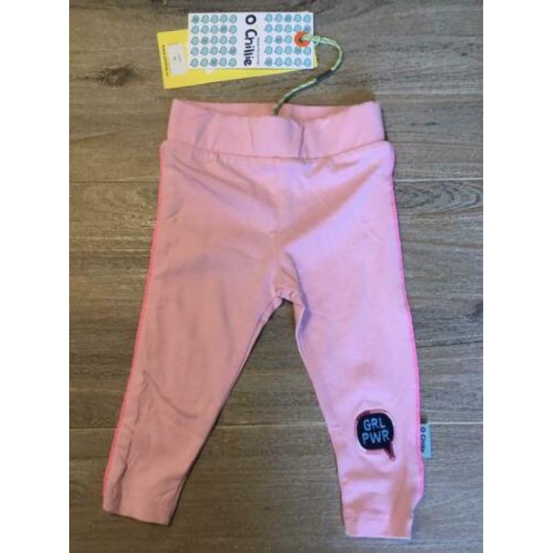 Nieuw setje jurkje met legging O’Chillie tekstballonnen 74