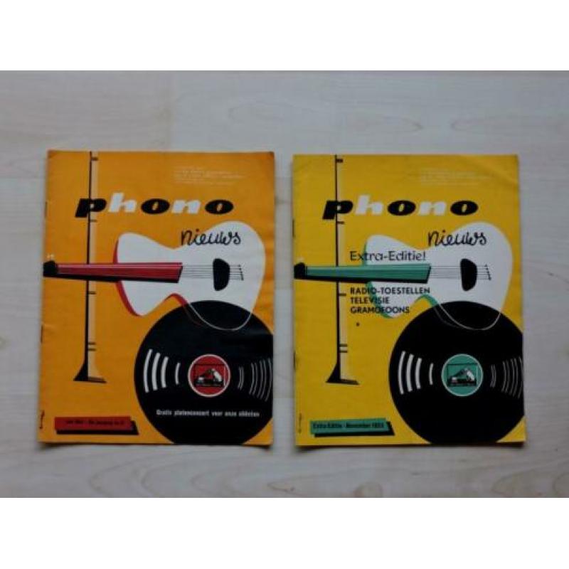 Phono Nieuws Magazine 2x - 1953 en 1954