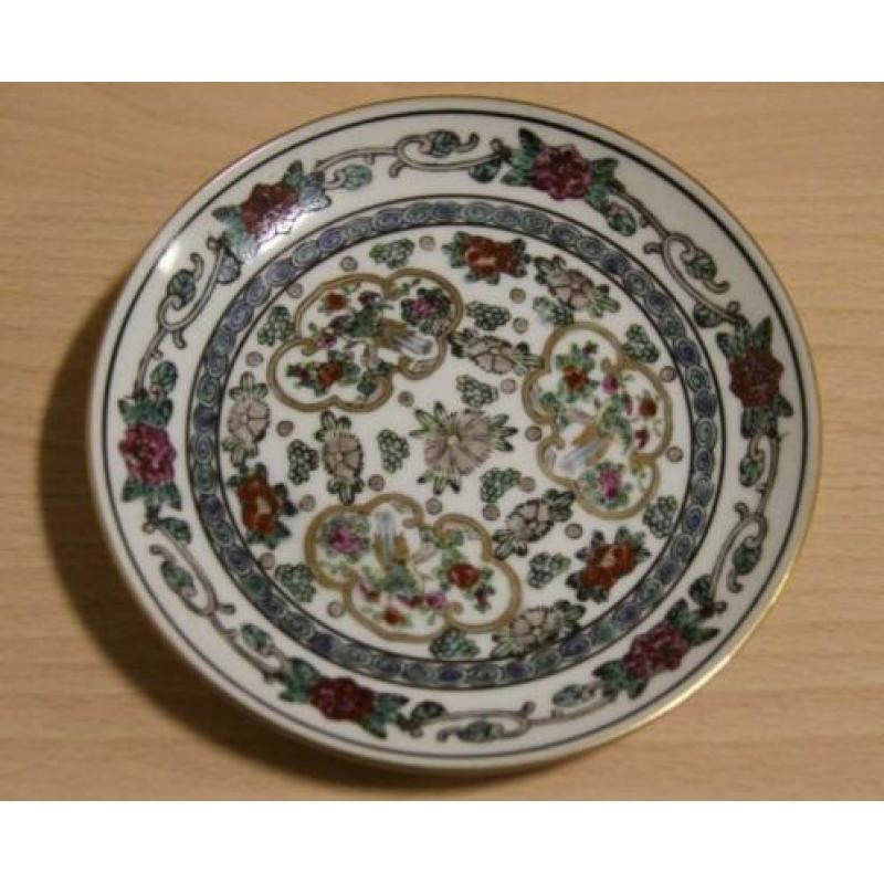 antiek Chinees Guldimari wandbord - 16 cm doorsnede - evt. 2