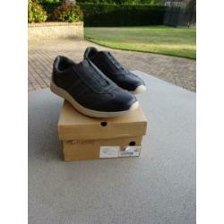 NIEUW Maat 46/47 Echt Leren Instap schoenen. De comfort NAT