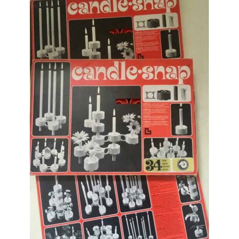 Candle-snap seventies kandelaar vintage retro zelf maken