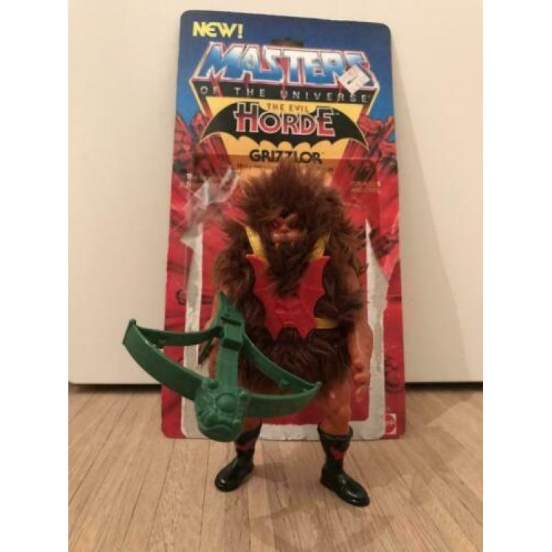 He-Man & MOTU, Grizzlor compleet + originele card back