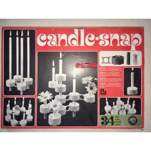 Candle-snap seventies kandelaar vintage retro zelf maken