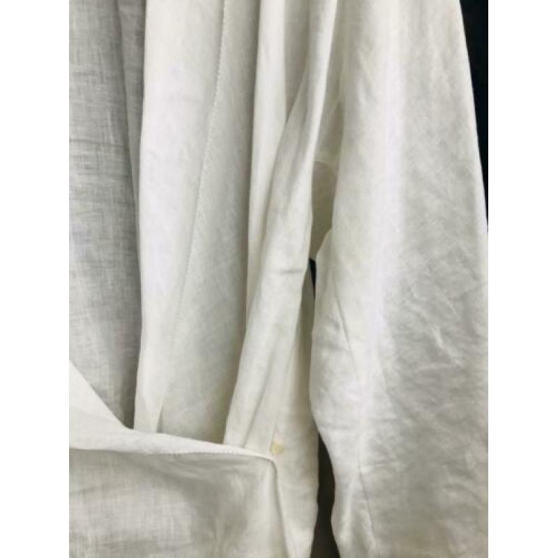 Cremekleurige linnen blouse van Weekend Max Mara mt 42