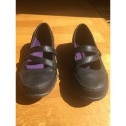 Sketchers ballerinas zwart mt36 1x gedragen??