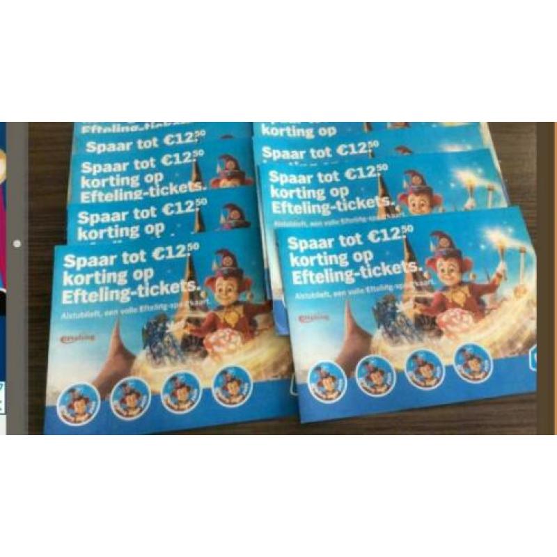 1 of Meerdere volle Efteling kortingskaart kaarten