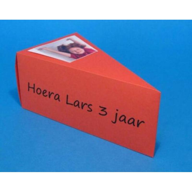 Traktatie met eigen foto verjaardag traktaties, trakteren, s