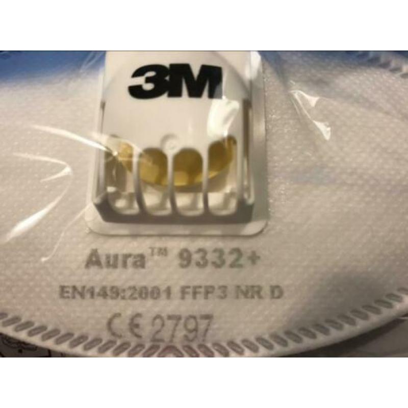 3M stofmasker 9332+ FFP3 mondkapjes 10 stuk