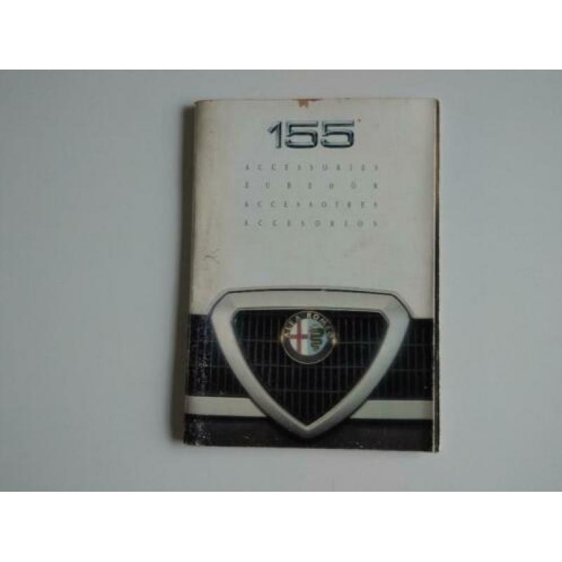 Instruktieboekjes + Accessoire boekjes Alfa Romeo 155