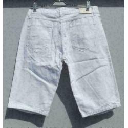 JACK&JONES witte spijker bermuda mt XL