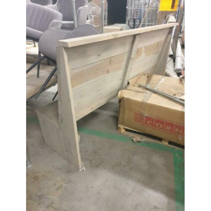 4x steigerhouten bank, voor binnen en buiten, zithoek,