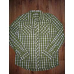 Blouse / overhemd, NIEUW, maat XL / 43-44, groen ge