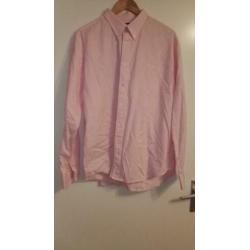 Polo Land Button-Down Roze Blauw blouse XL ZGAN Een roze bl
